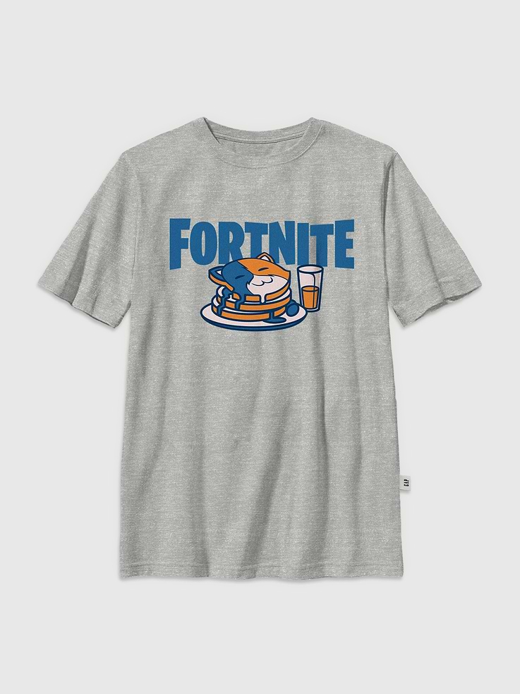 Image number 1 showing, Kids Fortnite Pancakes Graphic T-Shirt