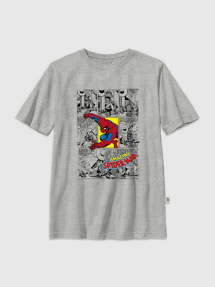 Image number 1 showing, Kids Spider-Man Comic Cover Graphic T-Shirt