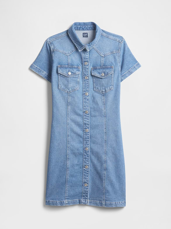 Western Mini Shirtdress