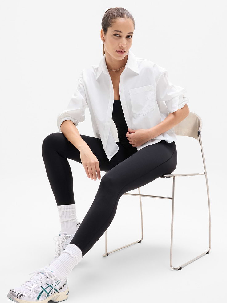 Image number 2 showing, Midday Cropped Poplin Shirt