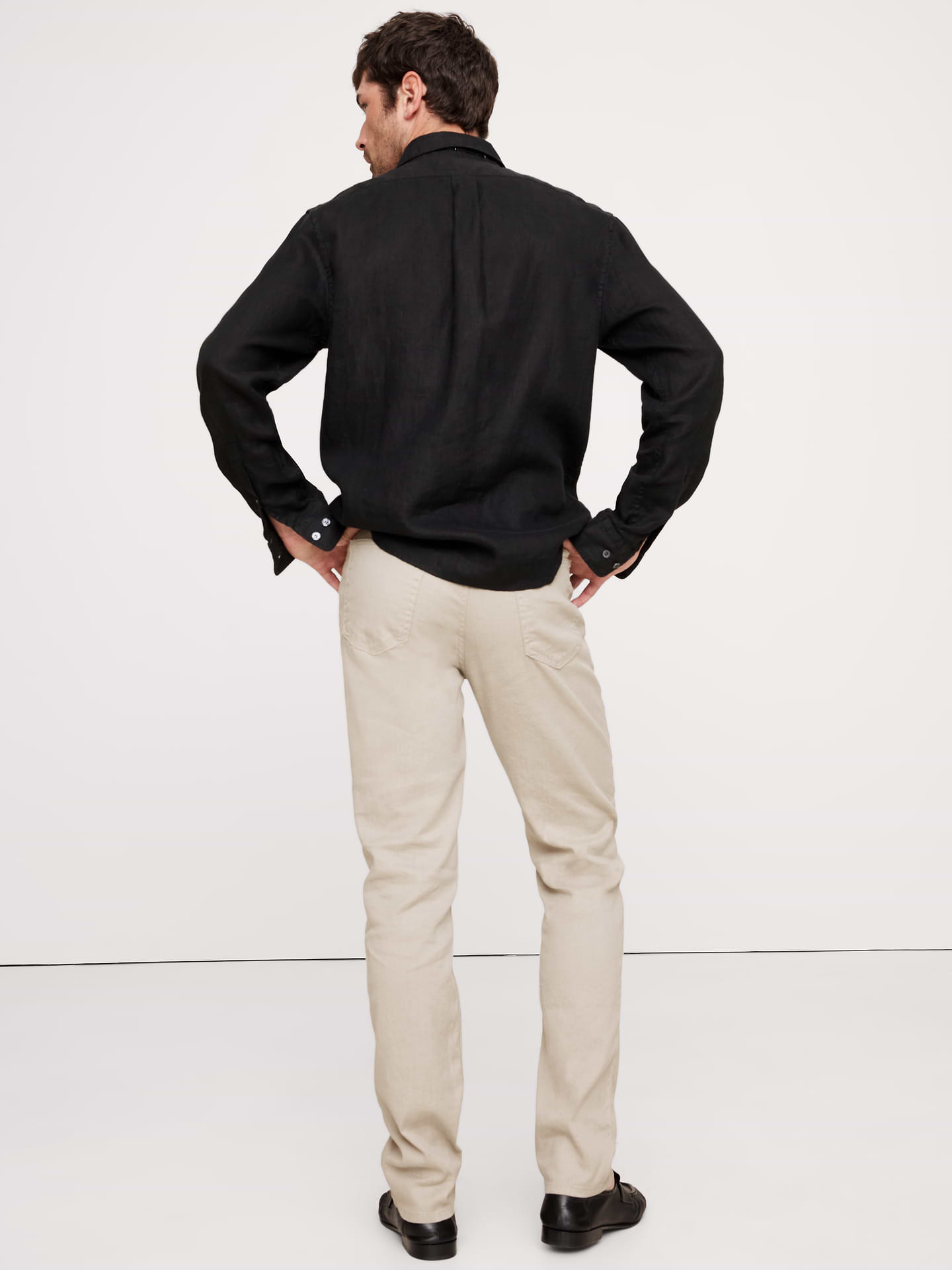 Image number 6 showing, Slim Linen-Cotton Traveler Pant