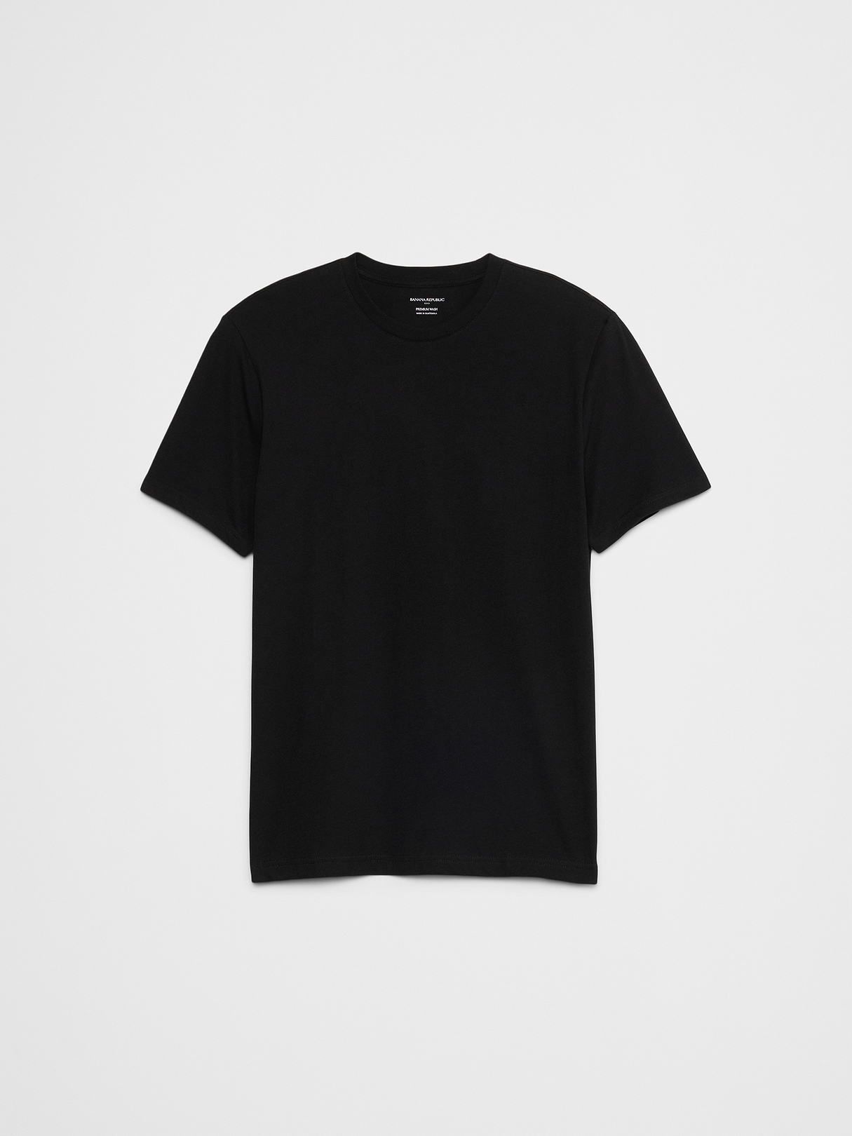 Standard-Fit Premium Wash Crew-Neck T-Shirt | Banana Republic Factory
