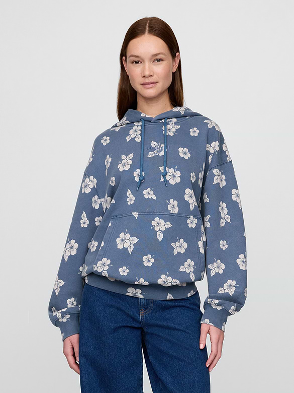 Lilo & Stitch Adult Heavyweight French Terry Graphic Hoodie