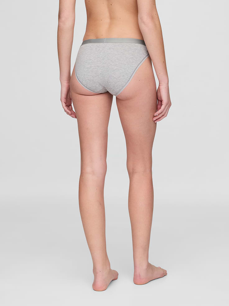 Image number 2 showing, Organic Stretch Cotton Logo Bikini