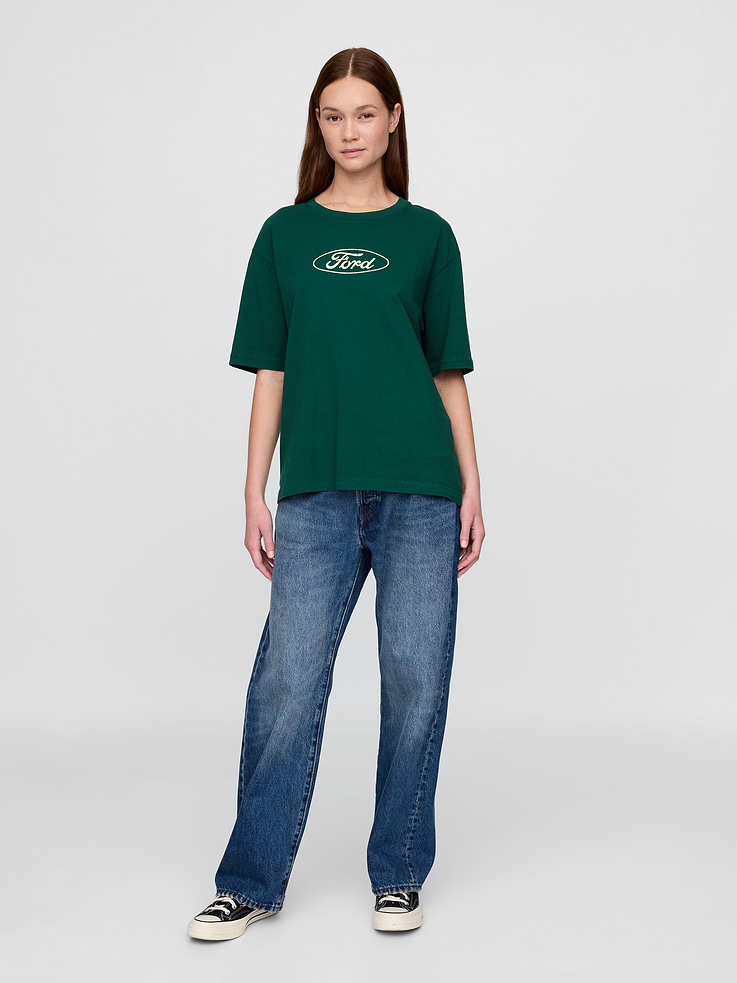 Image number 6 showing, Heavyweight Ford Graphic Crop T-Shirt