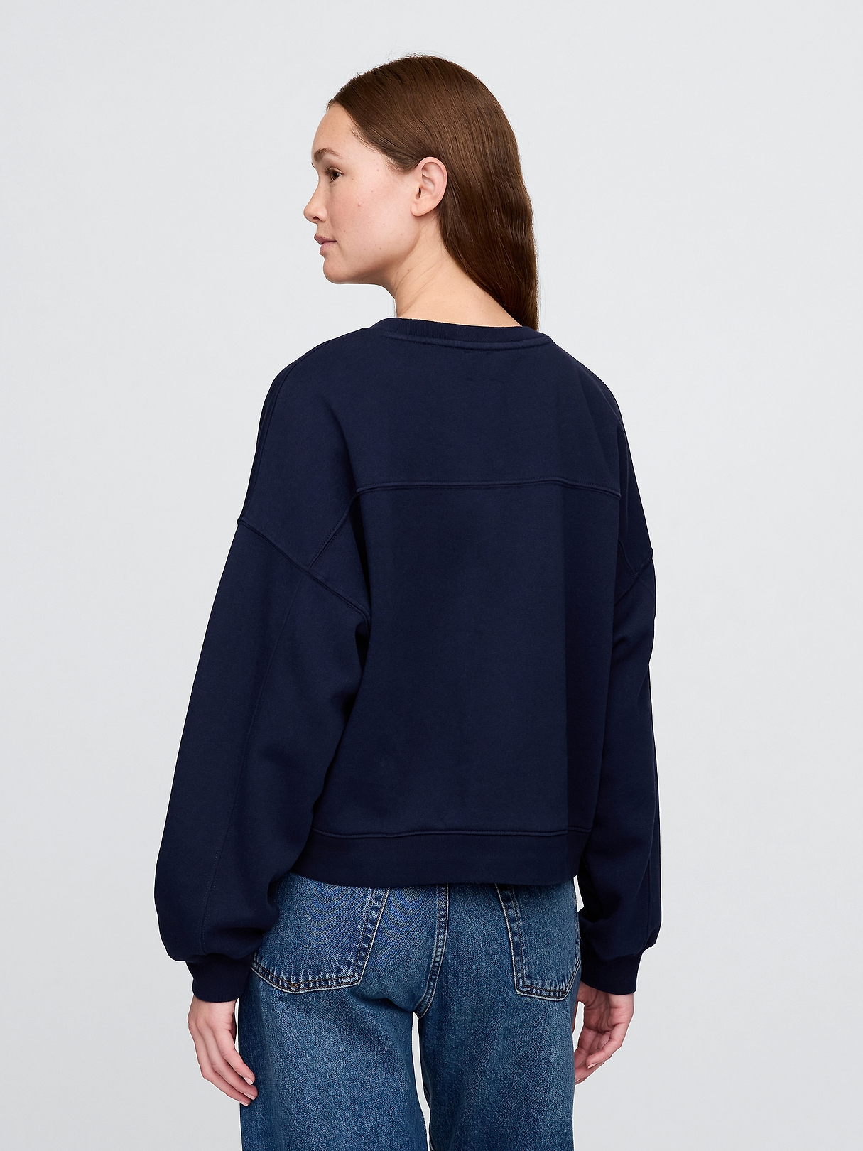 VintageSoft Wedge Crew Sweatshirt | Gap