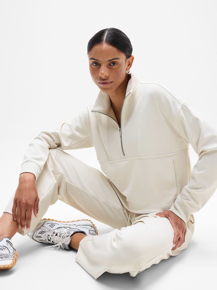 Image number 3 showing, Seasoft Rib 1/4 Zip Popover