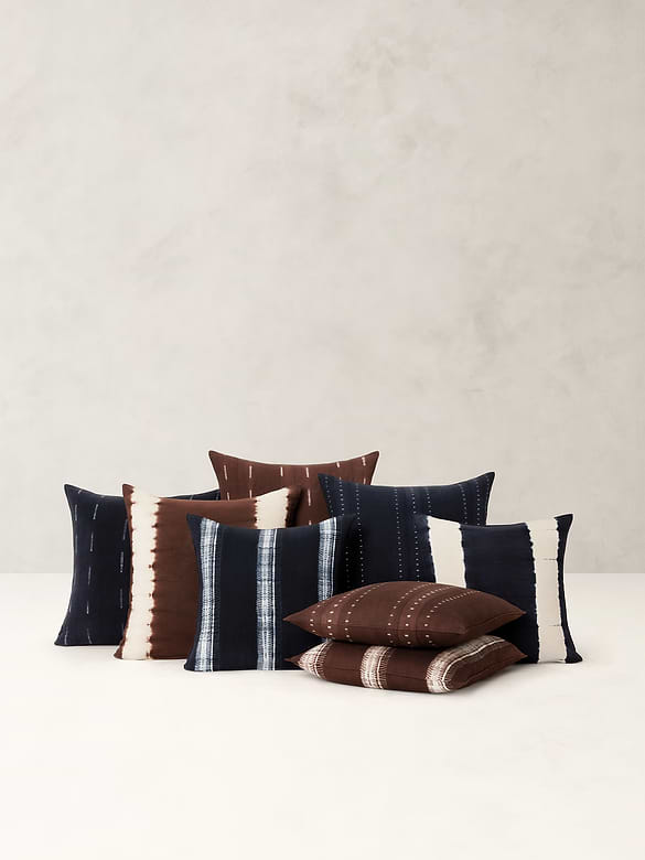 Shibori Cotton Pillow Cover
