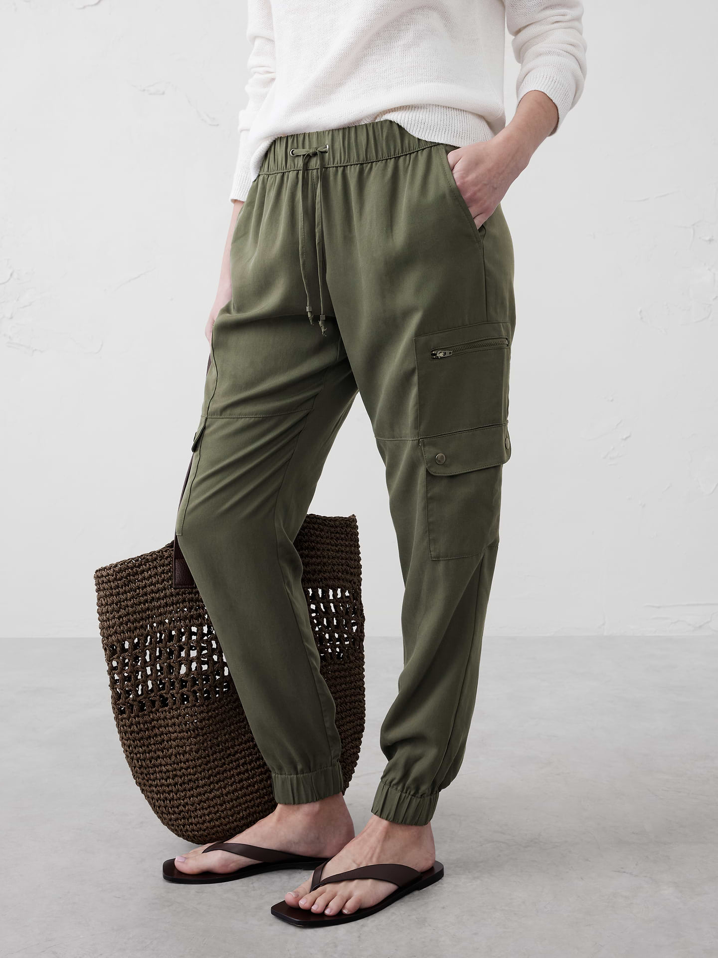 Image number 3 showing, TENCEL™ Cargo Jogger