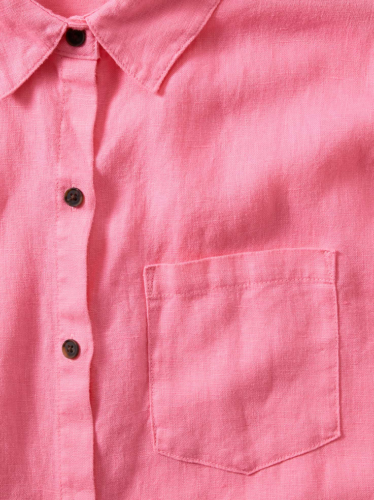 Image 4 of 7, Retreat Linen Top