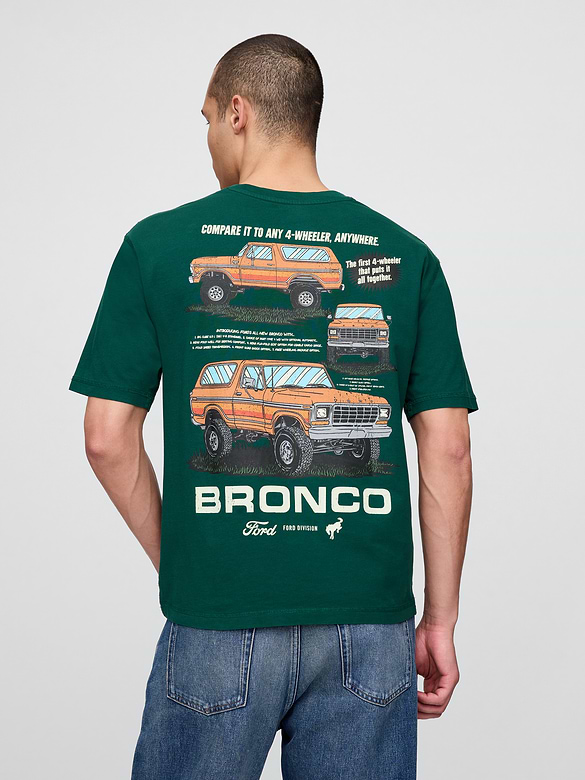 Heavyweight Ford Graphic Crop T-Shirt