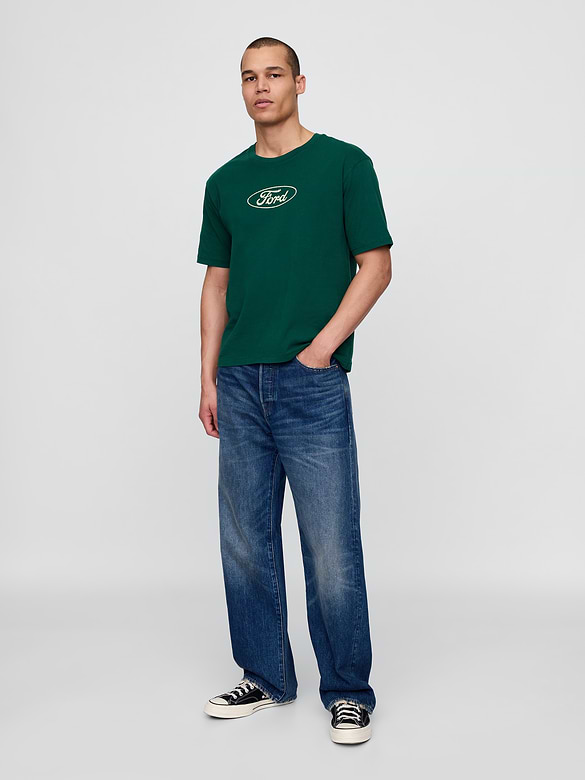 Heavyweight Ford Graphic Crop T-Shirt