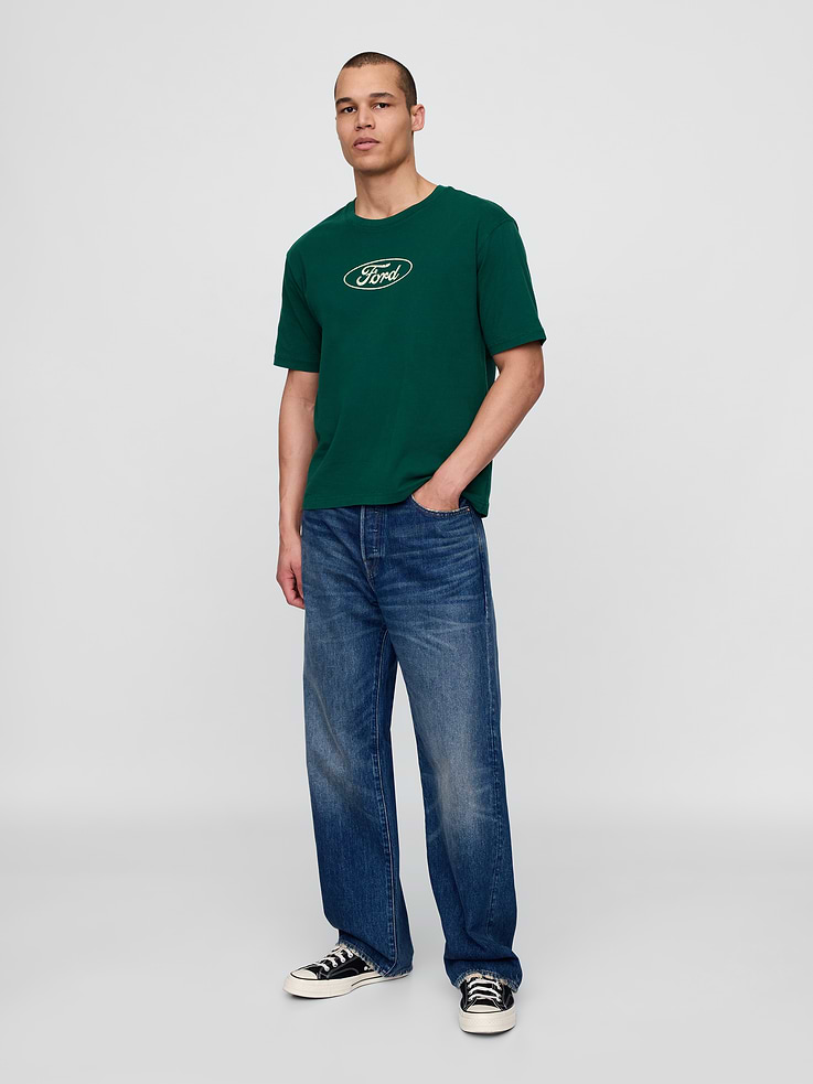 Image number 3 showing, Heavyweight Ford Graphic Crop T-Shirt