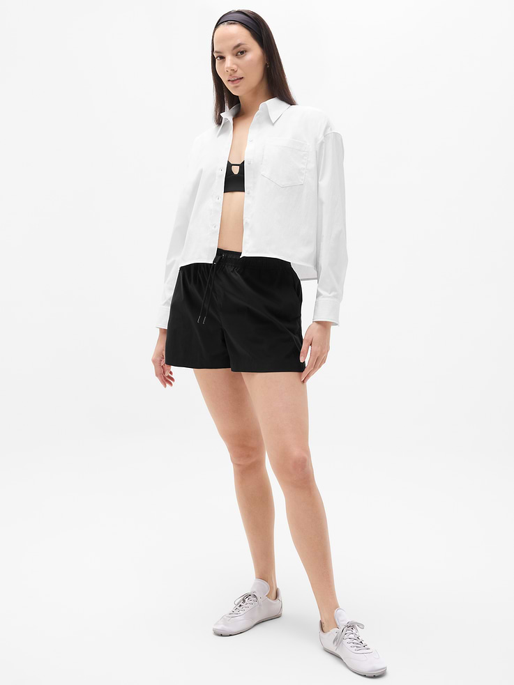 Image number 4 showing, Midday Cropped Poplin Shirt