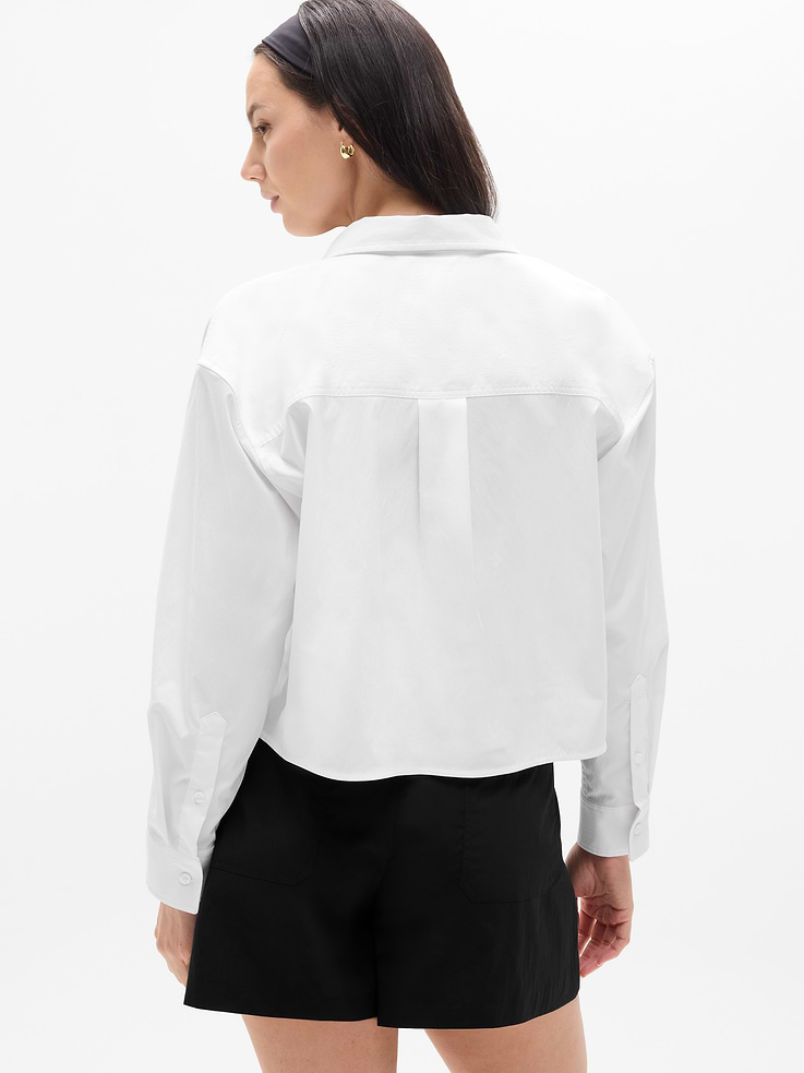 Image number 5 showing, Midday Cropped Poplin Shirt