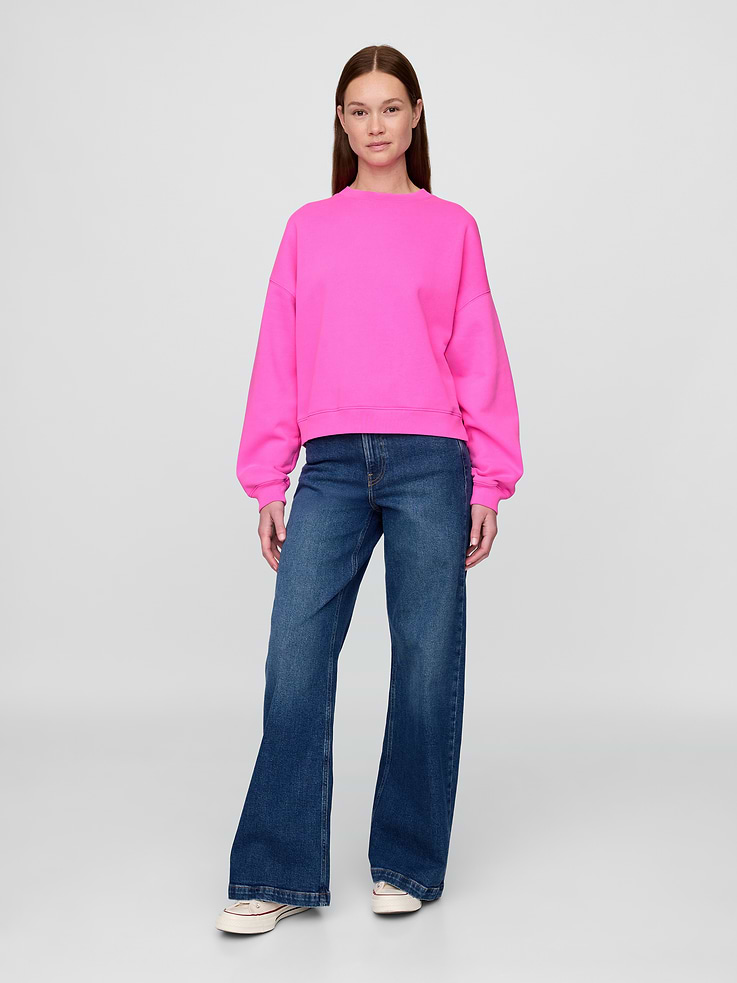 Image number 2 showing, VintageSoft Wedge Crewneck Sweatshirt