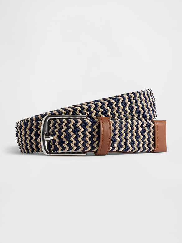 Braided Vegan-Leather Belt
