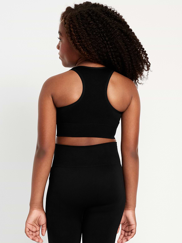 Fitted Seamless Performance Bra for Girls