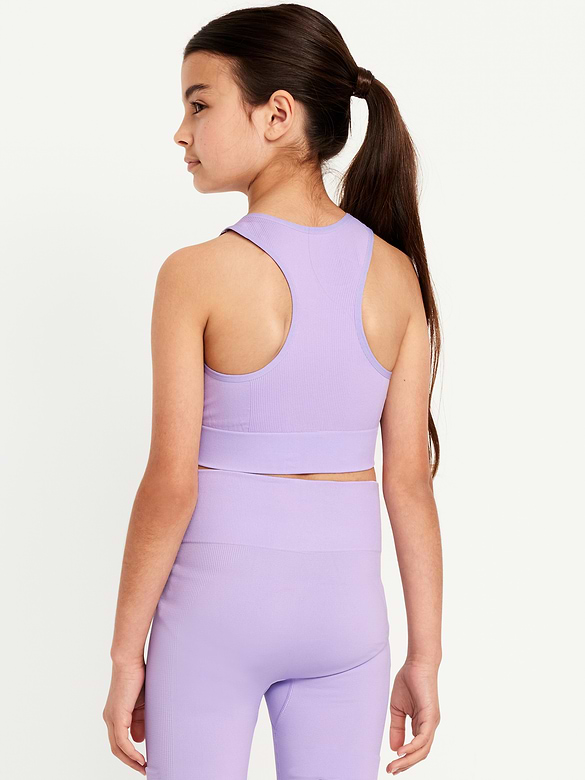 Fitted Seamless Performance Bra for Girls