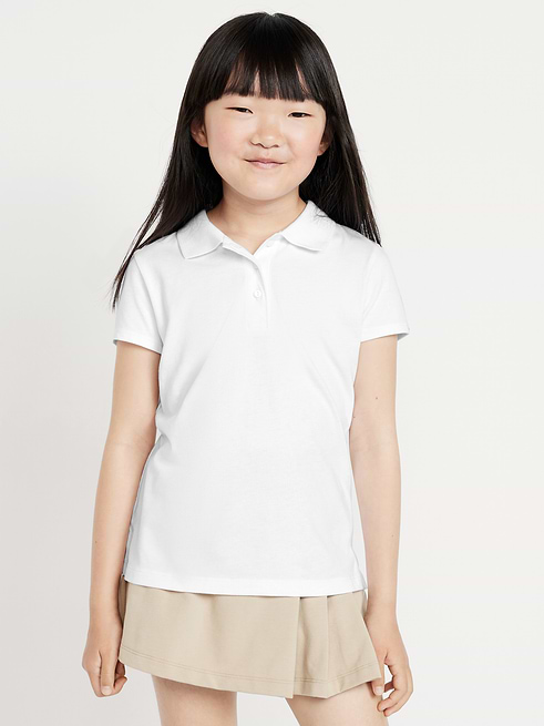 School School Uniform Jersey-Knit Polo Shirt for Girls on clearance at Old Navy — 40% off