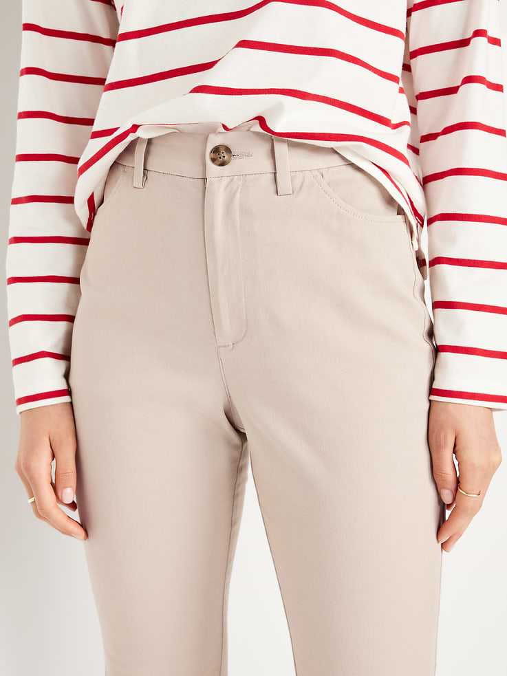 Image number 4 showing, High-Waisted Uniform Boot-Cut Pants