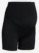 Image number 2 showing, Maternity Full-Panel StudioSmooth Biker Shorts -- 6-inch inseam