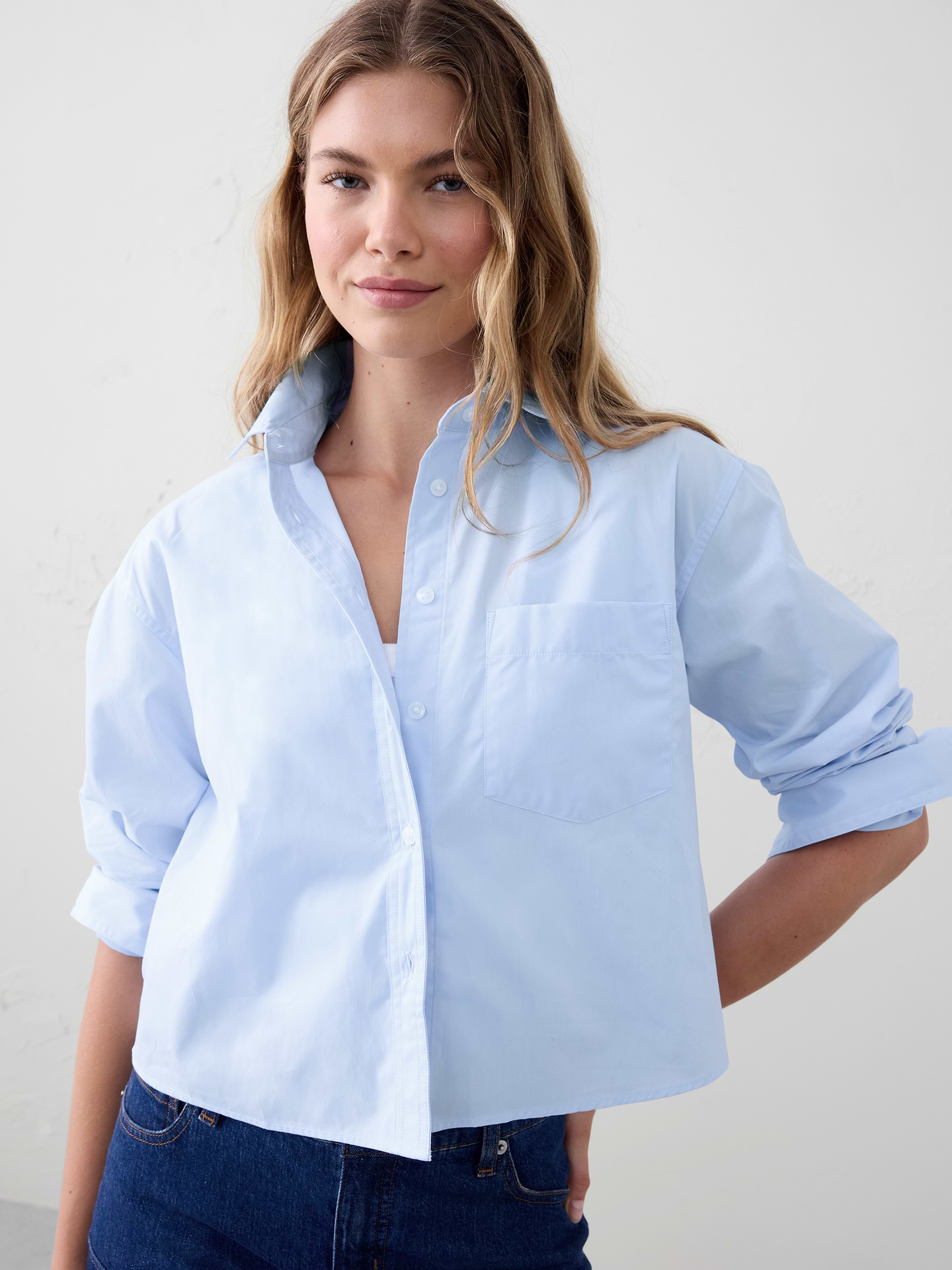 Image number 3 showing, Boxy Button-Down Shirt