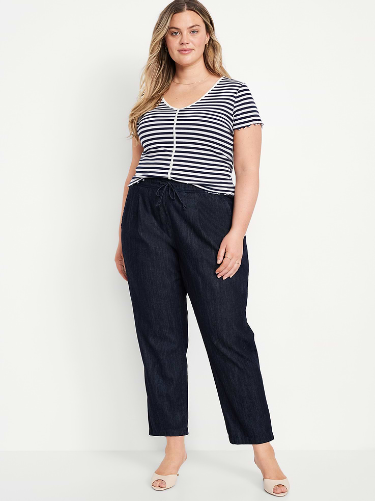 Image number 7 showing, High-Waisted Billie Straight Ankle Trouser