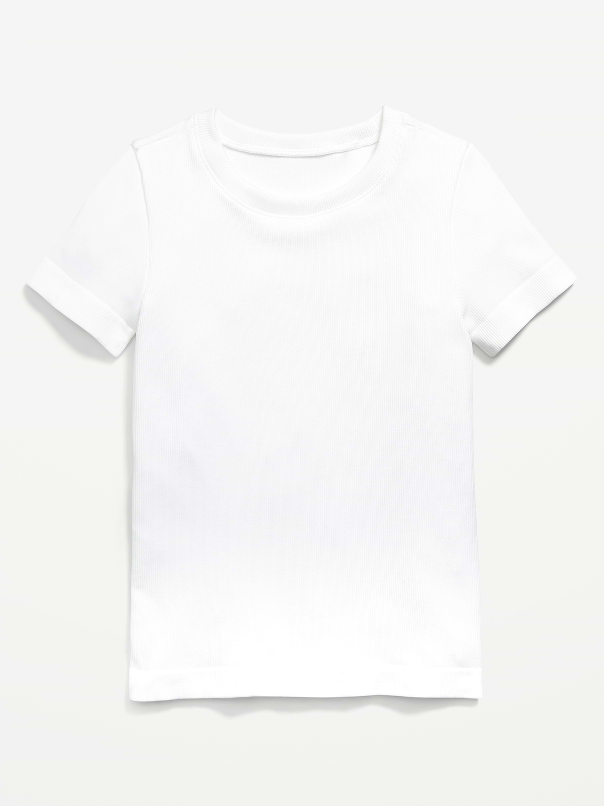 Image number 3 showing, Fitted Seamless Ribbed Performance Top for Girls