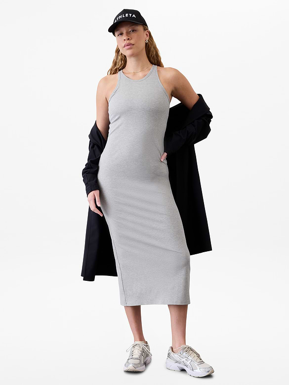 Signature Rib Maxi Dress