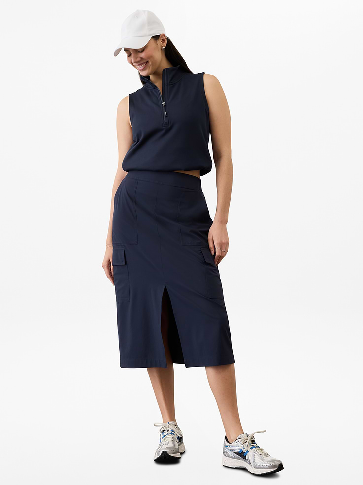 Image number 7 showing, Brooklyn Heights High Rise Cargo Skirt