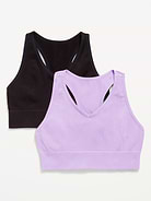 Image number 1 showing, Seamless Performance Bra 2-Pack for Girls