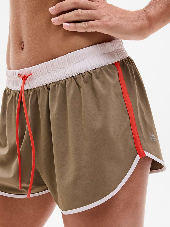Speedwork Mid Rise Colorblock 2" Run Short