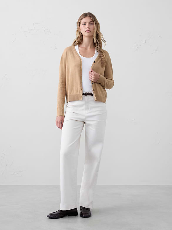 Forever V-Neck Cardigan Sweater