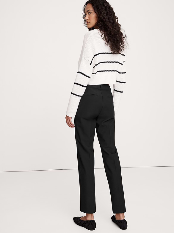 Ultra High-Rise Modern Slim City Stretch Ankle Pant