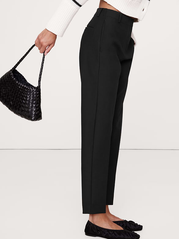Ultra High-Rise Modern Slim City Stretch Ankle Pant