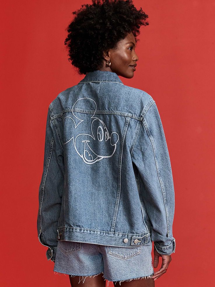 Image number 2 showing, Old Navy x Disney© Mickey Mouse Logo-Graphic Jean Jacket