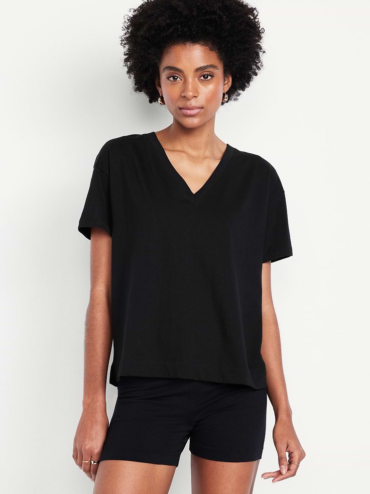 Image number 1 showing, Vintage V-Neck T-Shirt