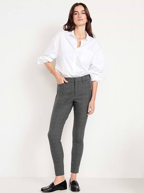 old navy dress pants Stretch Tan 59 and wear sizes s (4) Old Navy Women's High-Waisted Sleektech