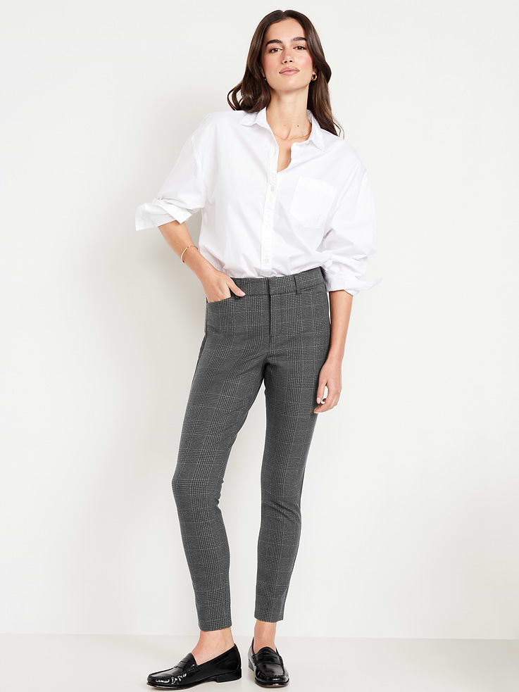 Image number 1 showing, High-Waisted Pixie Skinny Ankle Pants