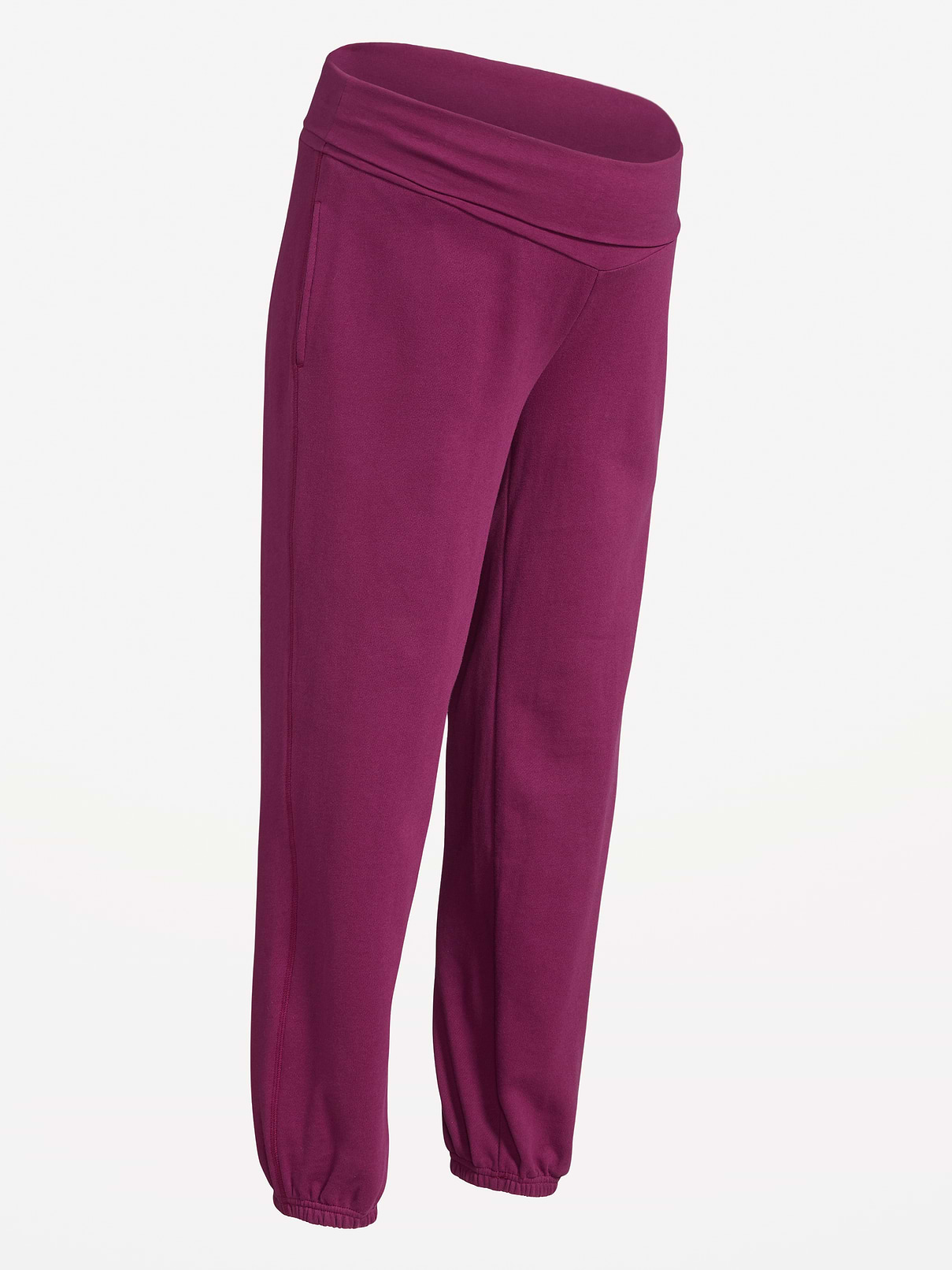 Image number 2 showing, Maternity Rollover-Waist Jogger Sweatpants