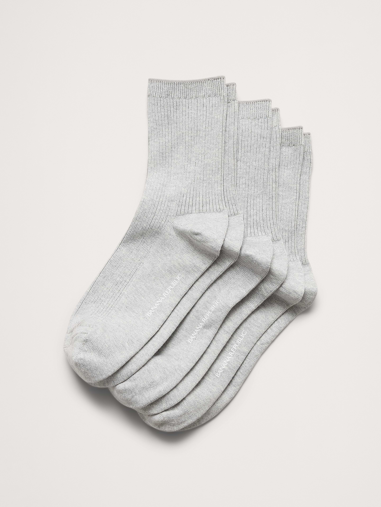 Image number 1 showing, Silk-Cotton Blend Crew Sock 3-Pack
