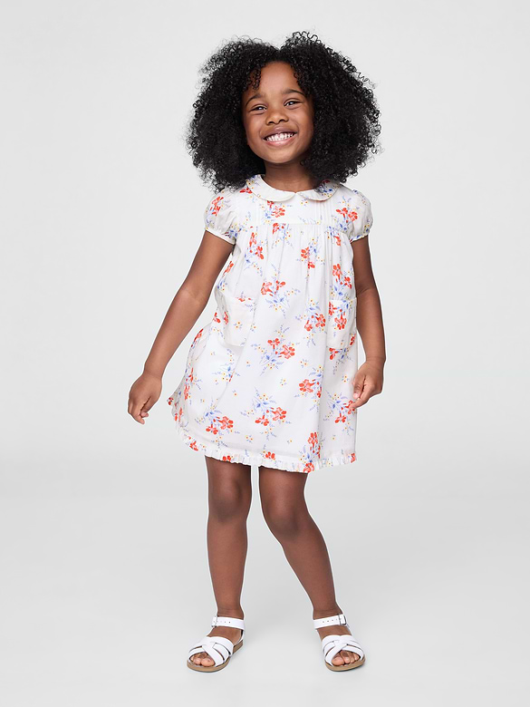 Gap × DÔEN Baby & Toddler Pintuck Floral Dress