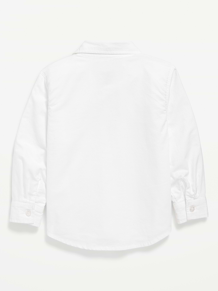 Image 2 of 2, Long-Sleeve Oxford Shirt for Toddler Boys
