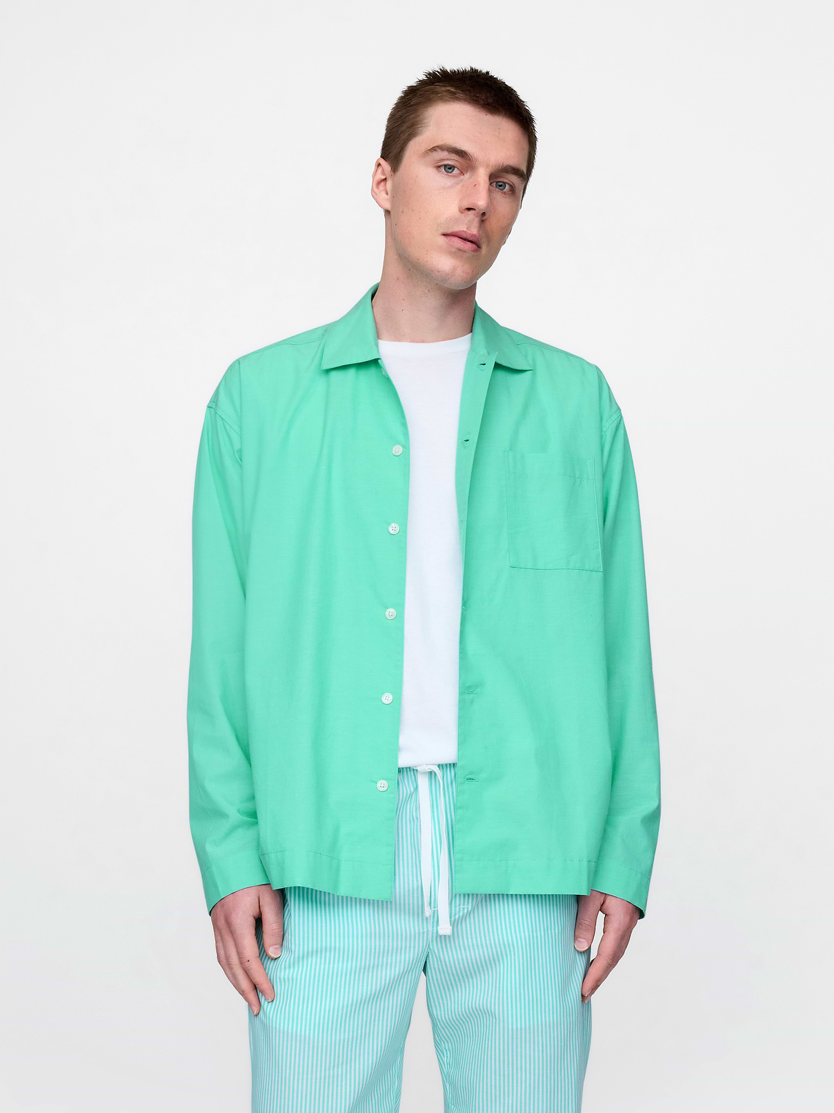 Image number 1 showing, Poplin Big PJ Shirt