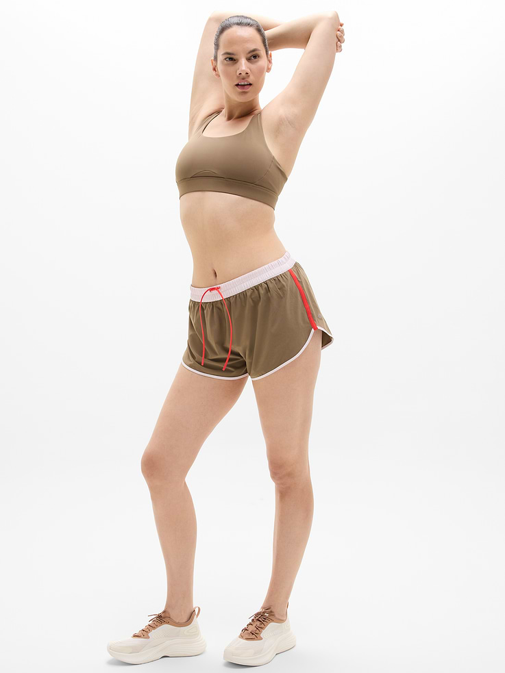 Image number 7 showing, Speedwork Mid Rise Colorblock 2" Run Short