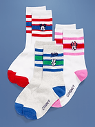 Image 1 of 2, Two icons, together at last. Browse the collection for the whole fam., rib-knit openings, arch support, notched seams at toe, embroidered licensed graphic, Disney©, Product #761657