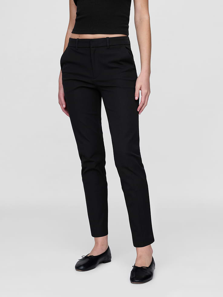 Image number 2 showing, Mid Rise BiStretch Slim Ankle Pants