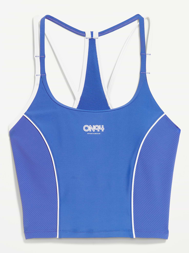 Image 4 of 9, Light Support PowerSoft Longline Sports Bra