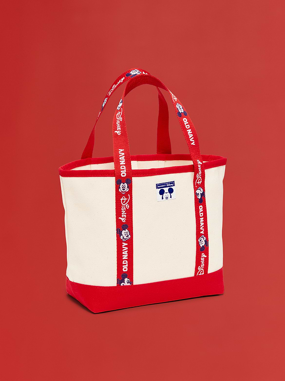 Old Navy x Disney Small Plaid Tote Bag